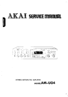 Akai AM-U04-Service-Manual